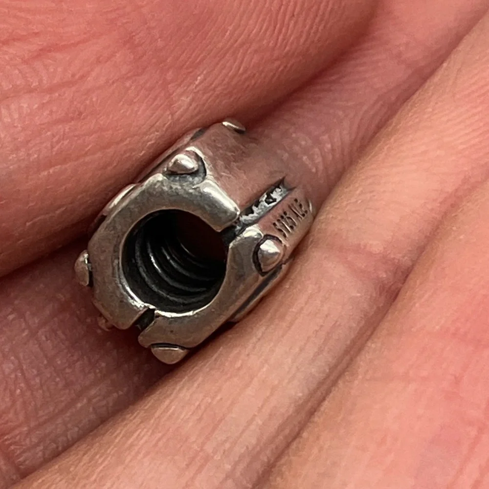 Pandora Sterling Silver Suitcase Travel Bead Charm 790362 Retired - Picture 3 of 3